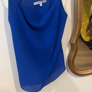 Naked Zebra Royal Blue Cowl Neck Camisole